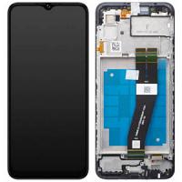 Samsung Galaxy A03 (SM-A03G5) Complete lcd with frame and touchpad in black - GH81-21626A