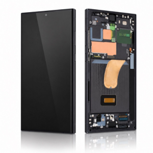 Samsung Galaxy S23 Ultra (SM-S918B) Complete lcd with frame and touchpad in black - GH82-30465A,GH82-30466A
